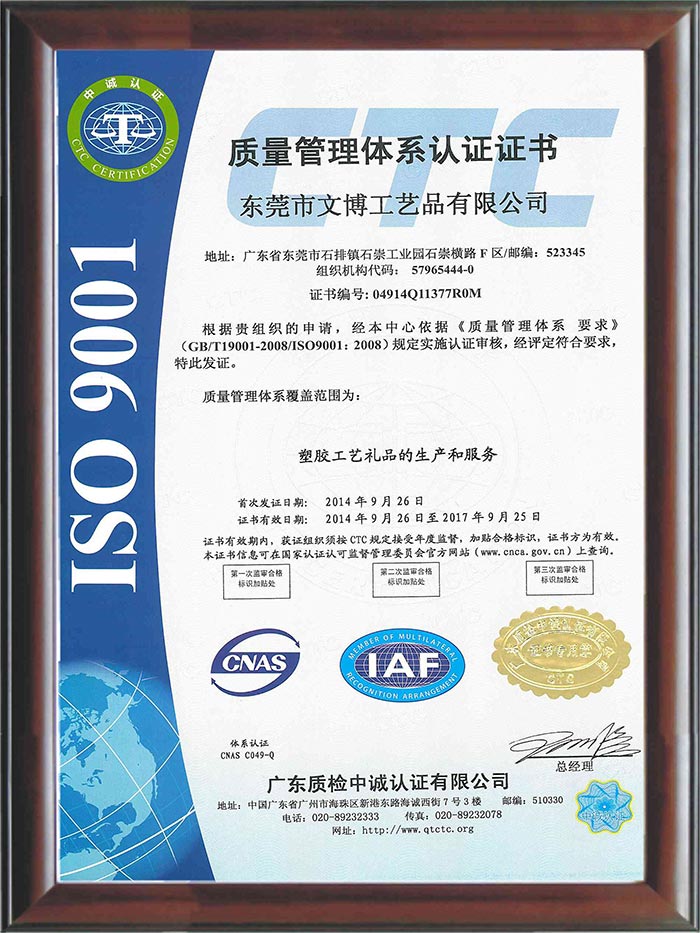 iso9001中文版本